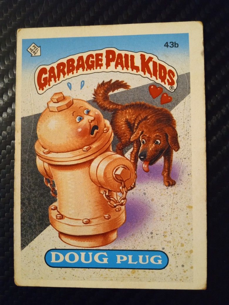 VTG 1985 GPK OS2 Doug Plug Glossy Back #43b
