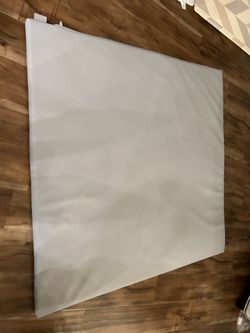 Light Gray Vegan Leather Playnat For Playpen