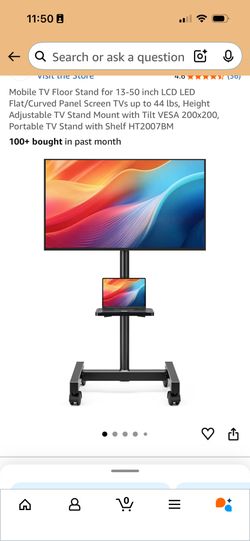 Tv Stand w/ Wheels