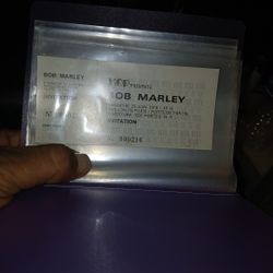 Bob Marley.\n 1978.\n Concert ticket.\ 