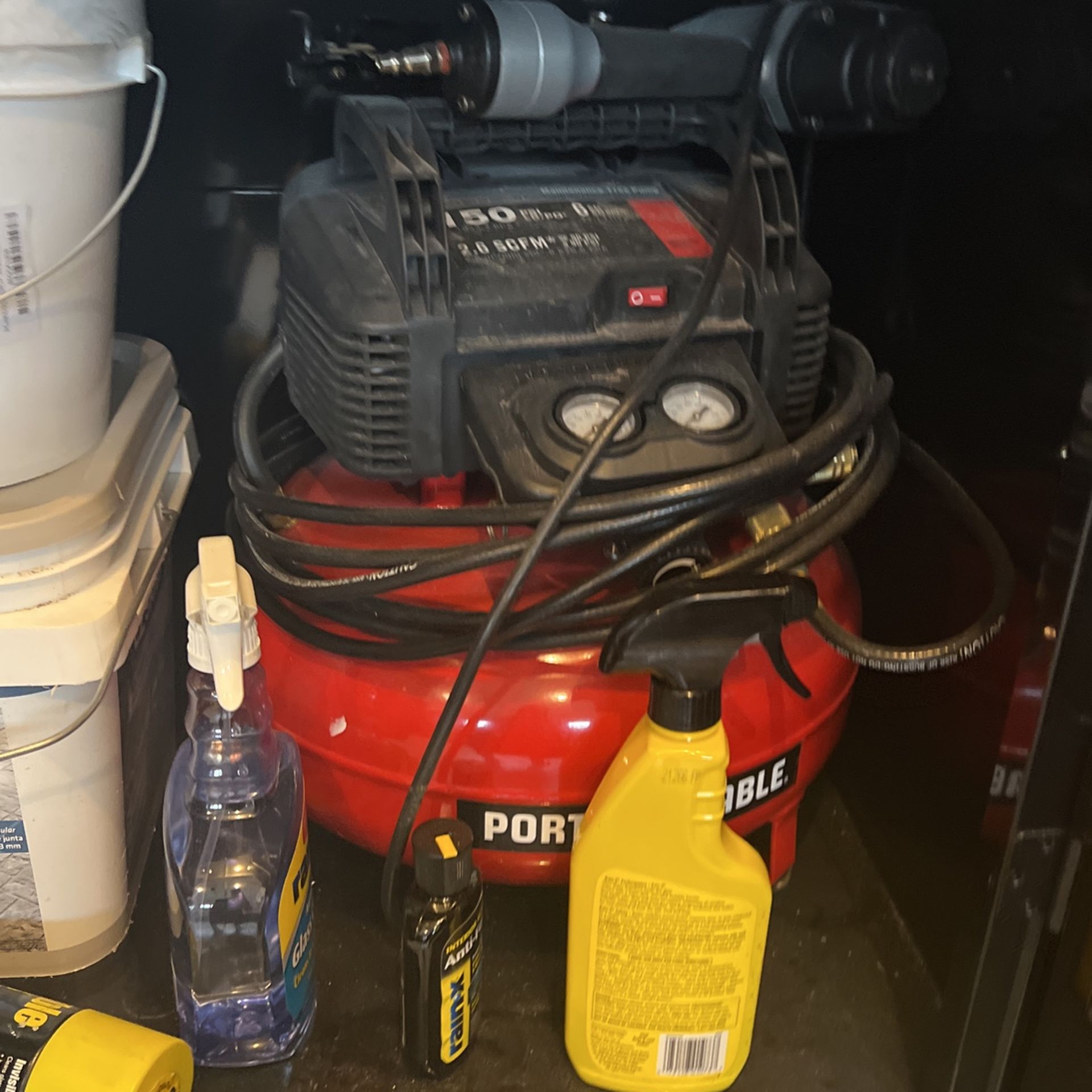 Porter Cable Air Compressor Nail Gun 