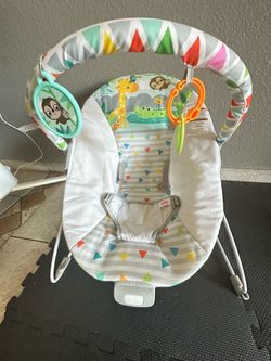 Vibrating baby bouncer