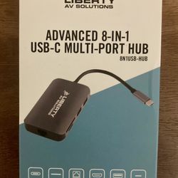 NEW Liberty Advanced 8:1 USB-C Multi-Port Hub