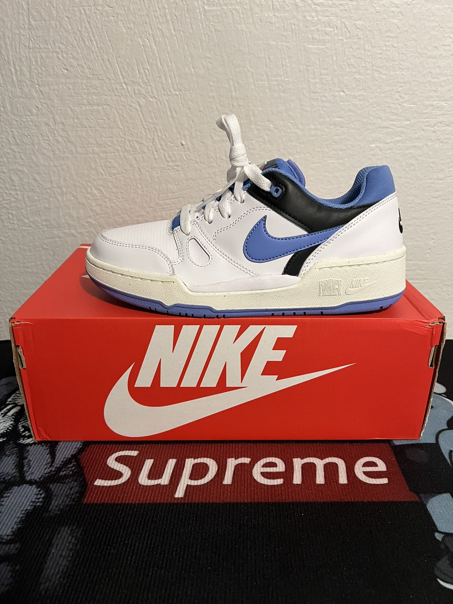 Nike Full Force Low White Black Polar