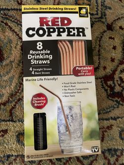 Red copper Straws