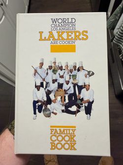 World Champion Lakers Cook Book! Collectible!