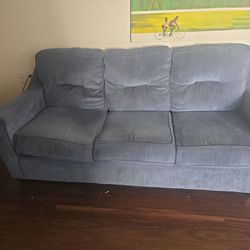Blue couch