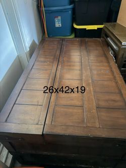 Wooden storage Toy Chest