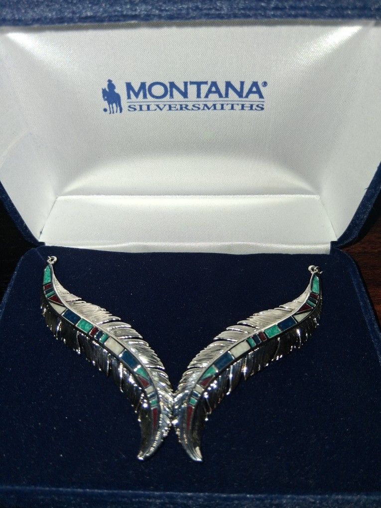 Silver Feather Necklace