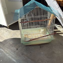 Blue Bird Cage