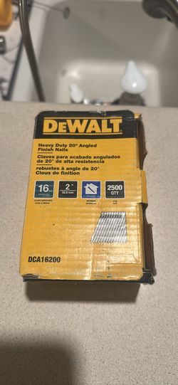 DEWALT 2 in. 16-Gauge Angled Finish Nails