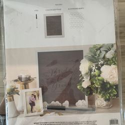 Bride and Groom Wedding Note Picture Frame  
