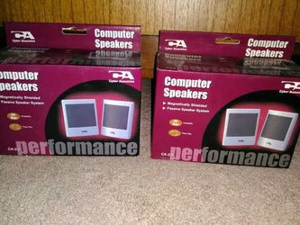 Computer Speakers* cyber acoustics brand* brand new in box** - $10