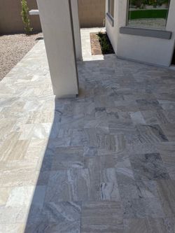 Pavers turf travertine sod