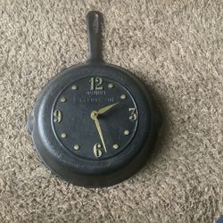 This Is A Frying Pan Weigh talk.   Antique.   Made out of tent.