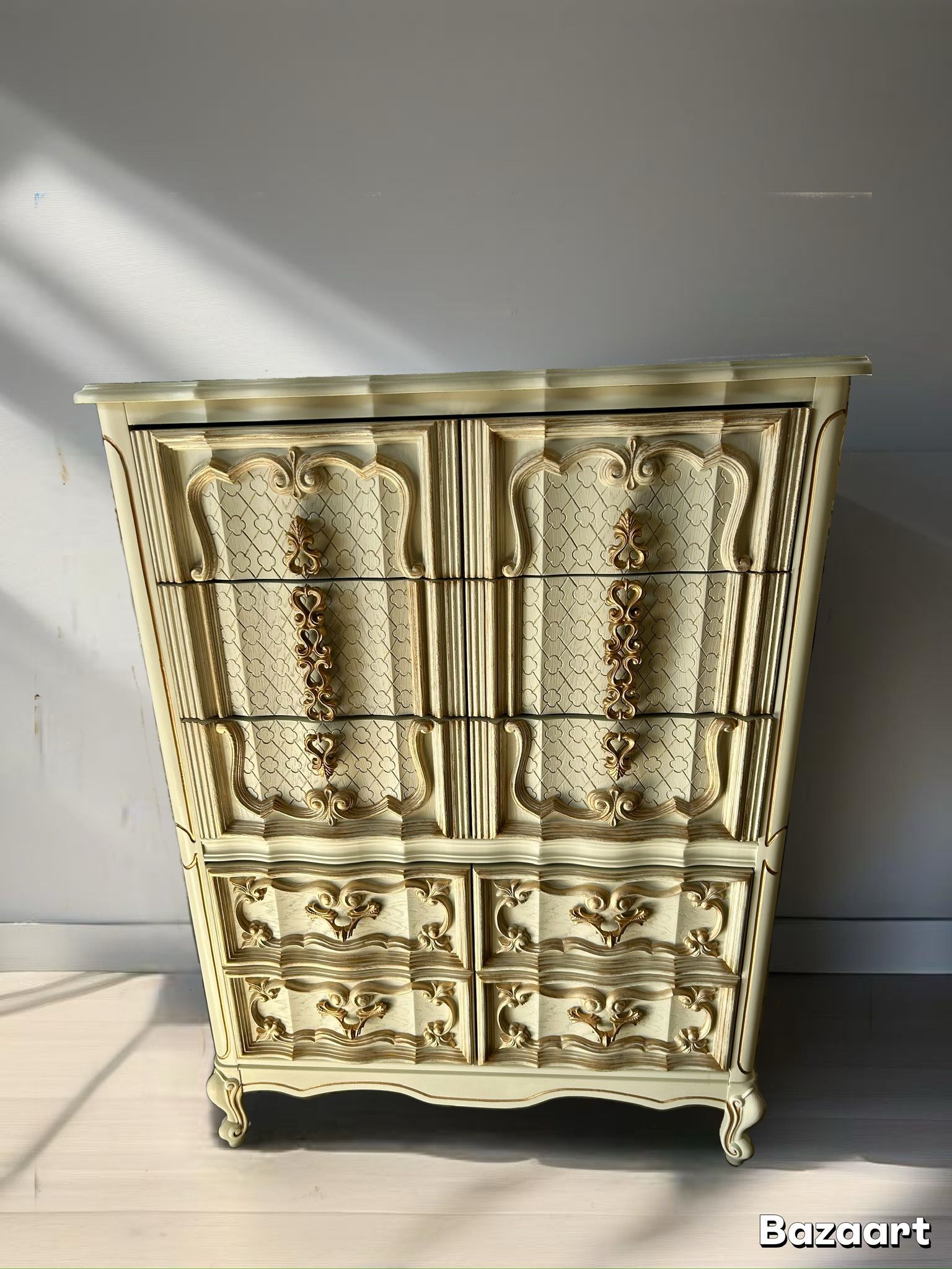French Provincial Tallboy Dresser