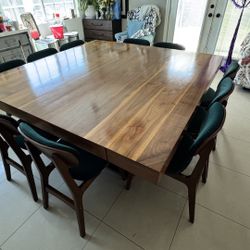 Davinci Custom 72” Square Dining Table With Chairs