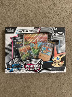 Pokemon Black Bolt and White Flare Victini Illustration Collection Box