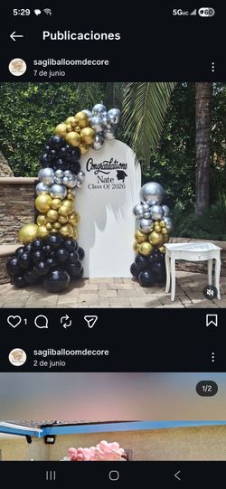 Decoracion con globos