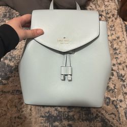 blue kate spade backpack
