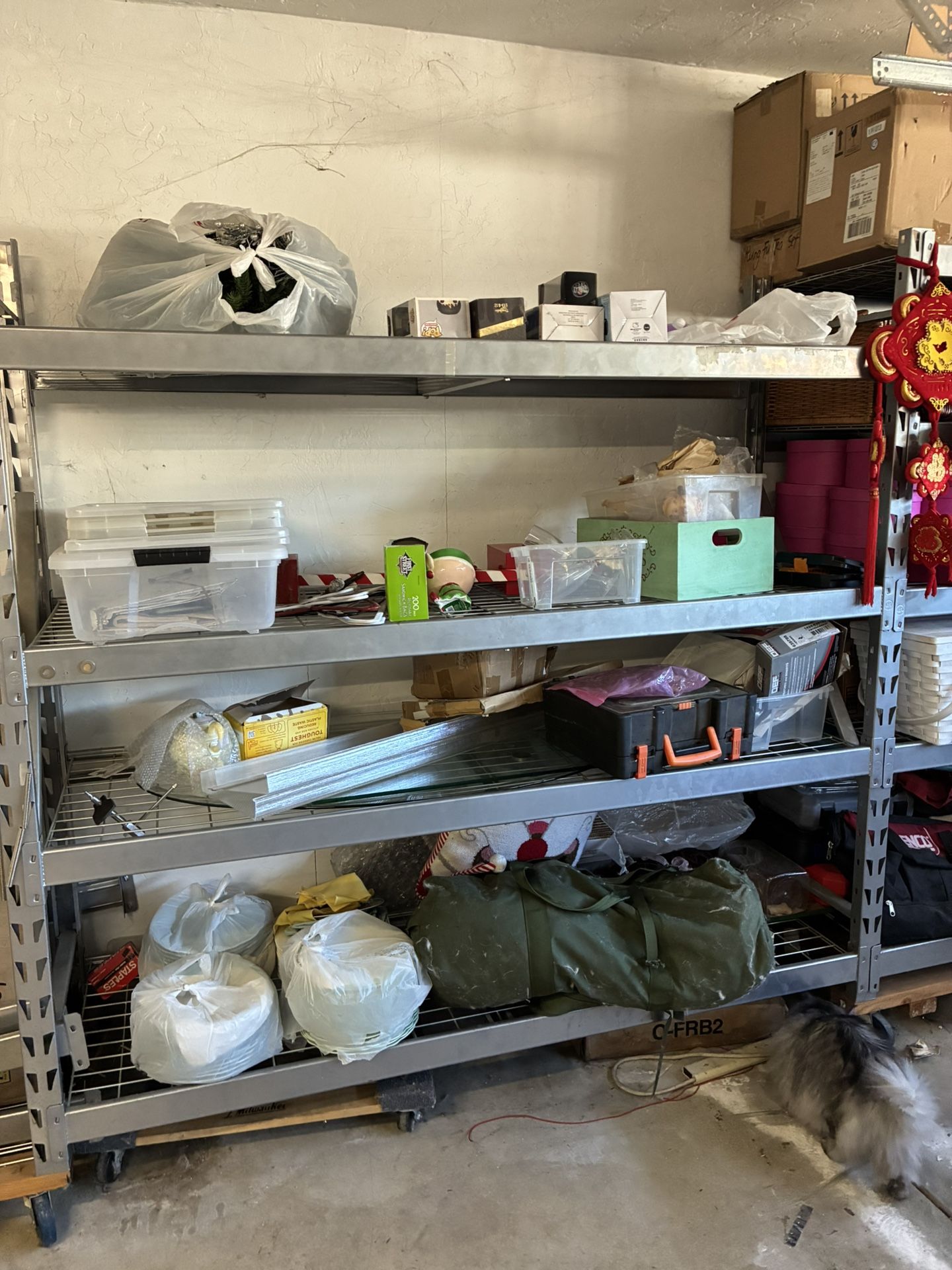 3 Metal Racks For Sale (est. 75x72)