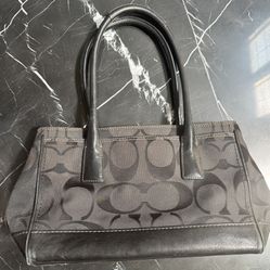 Authentic Real Coach Shoulder Bag Purse