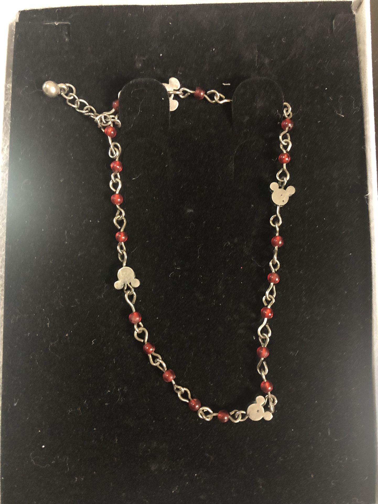 Disney Mickey Mouse Red Anklet