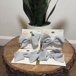 Hair Bow for Infants, Toddlers, and Girls (Set Of 4)