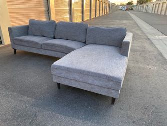 Gray sectional sofa