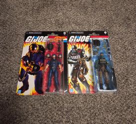 GI Joe Beach Head & Cobra Tele-Viper Hasbro 6" figures, NEW!