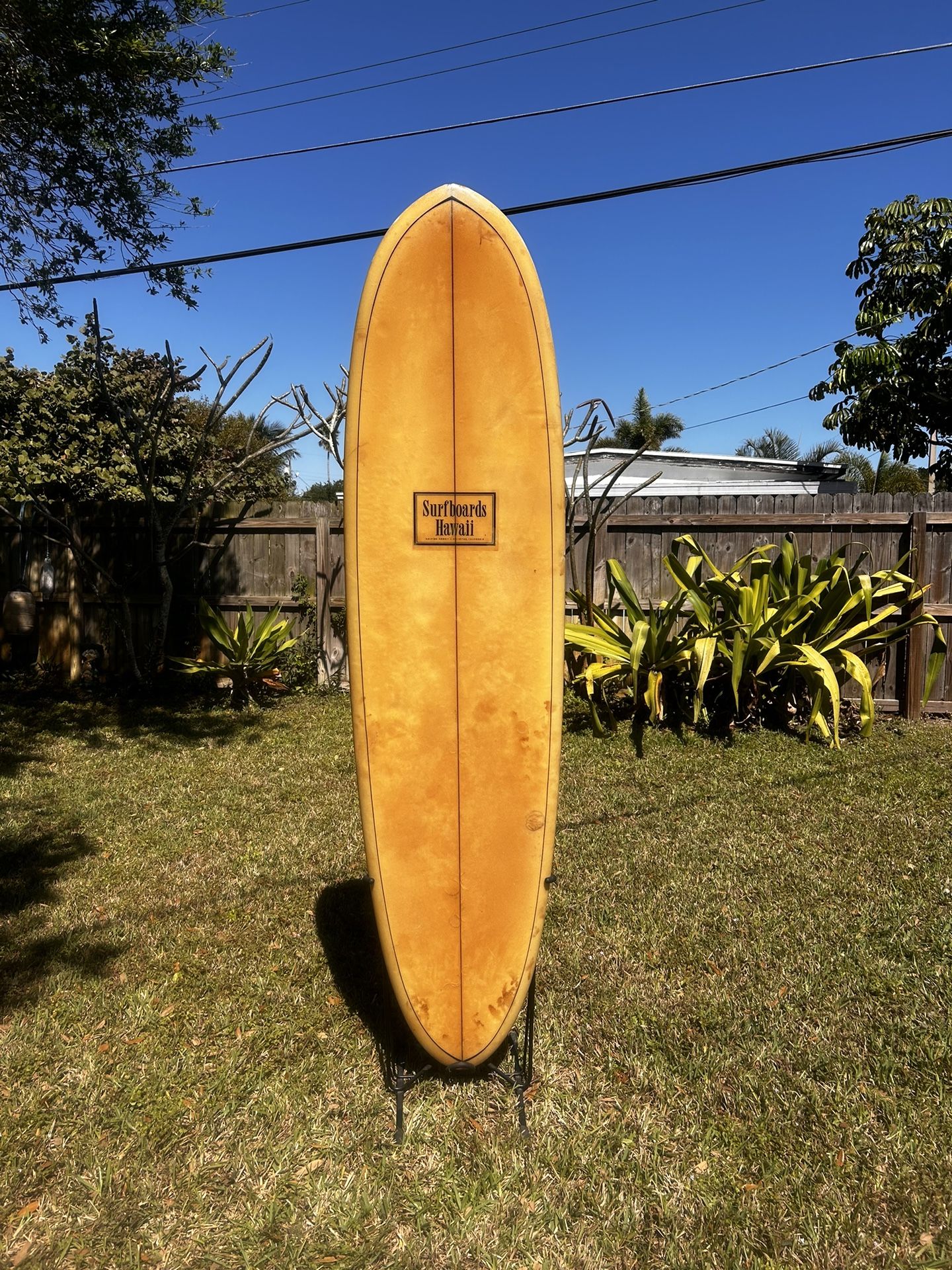 VINTAGE 7’4” SURFBOARDS HAWAII SURFBOARD FOR SALE