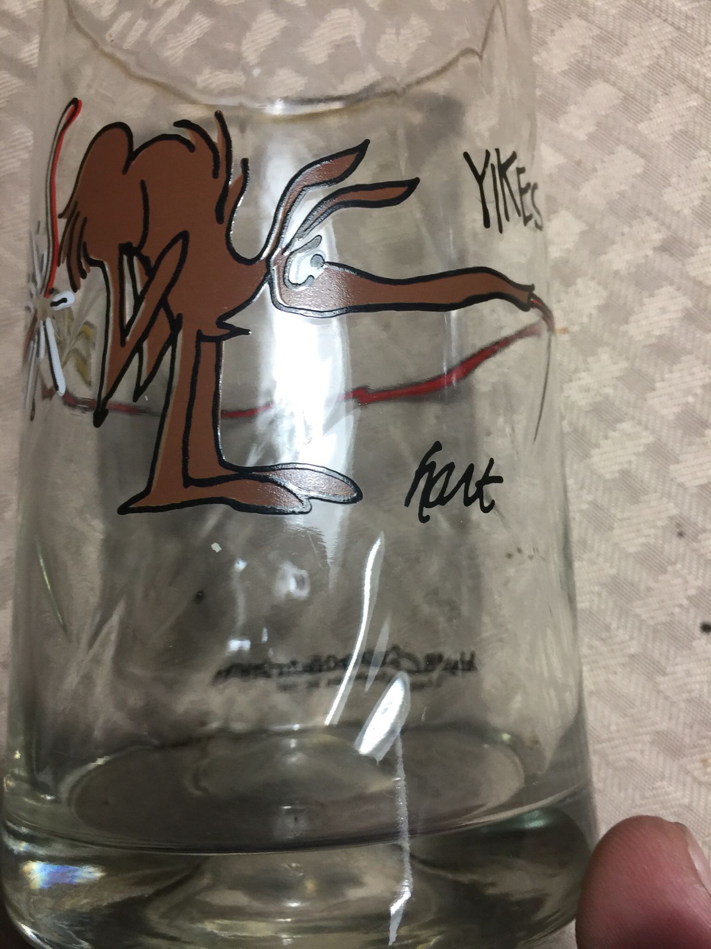 Collectible drinking glass$5 each