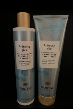 (PACK OF 2) PANTENE PRO-V NUTRIENT BLENDS HYDRATING GLOW SHAMPOO & CONDITIONER