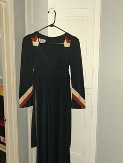 Phases Vintage Long Sleeve Maxi Dress