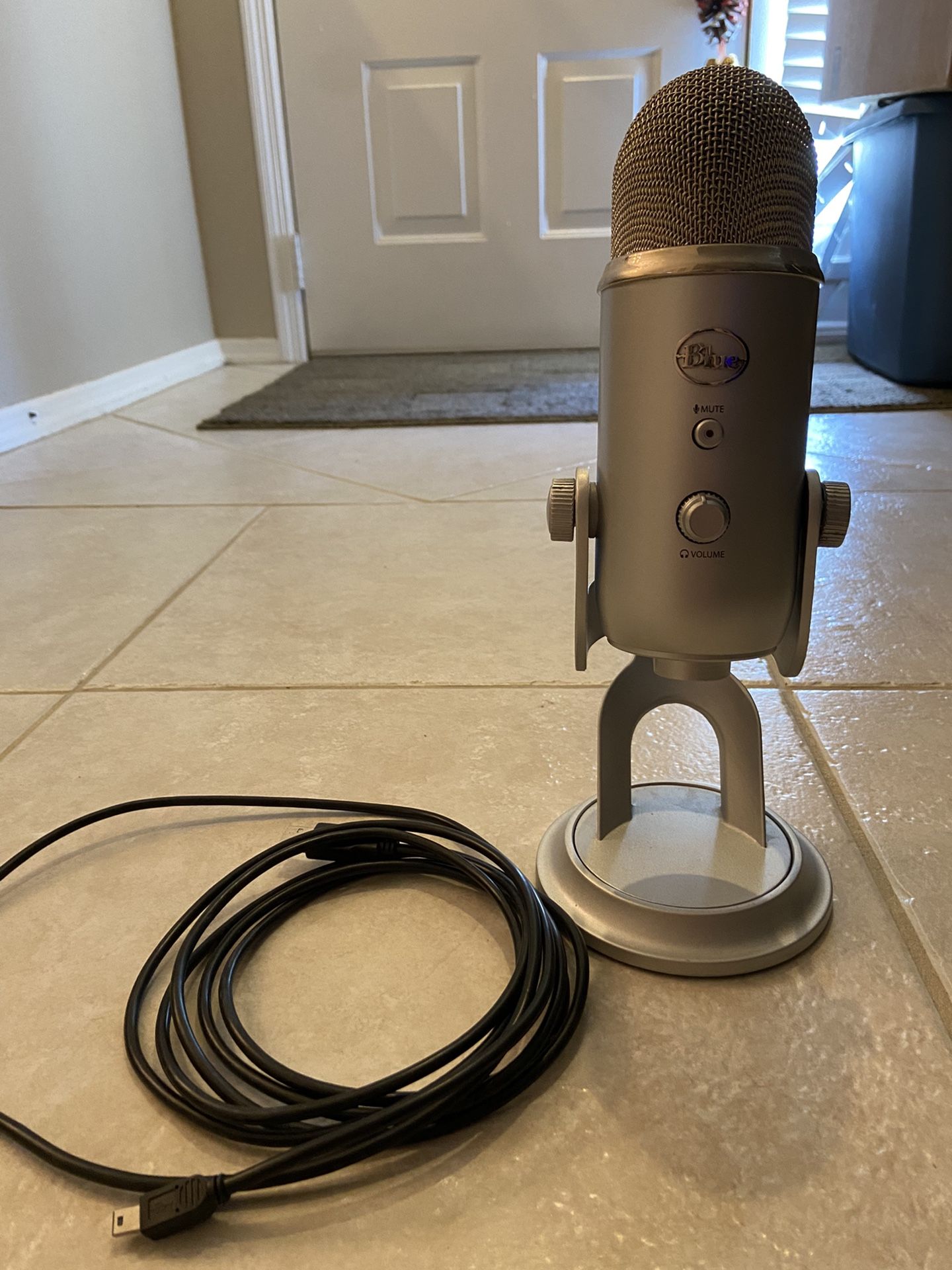 Blue USB Microphone