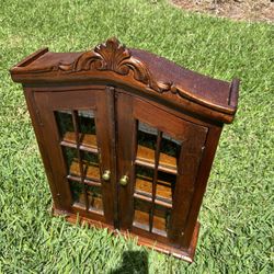 Wooden Curio Cabinet