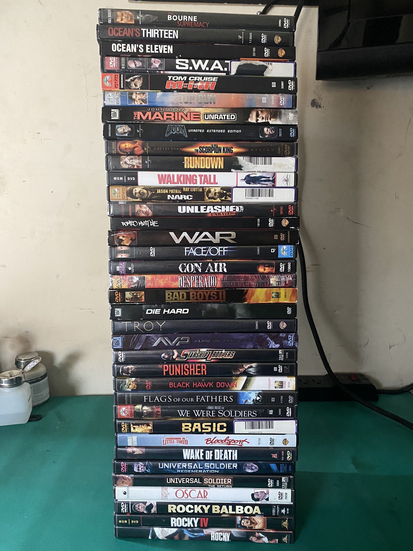Action Movie DVD Set