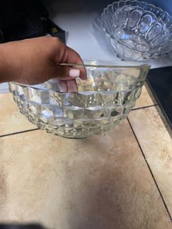 Crystal bowls