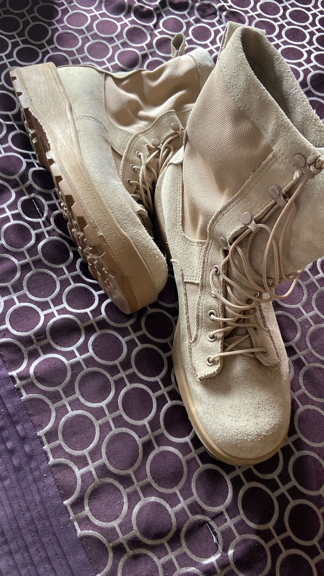 Military Work Boots Size 12 Like New