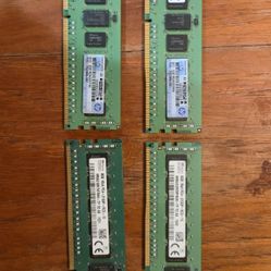 Hp 32GB - 4 X 8GB DDR4 ECC REGISTERED 2133mhz