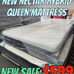 NEW NECTAR HYBRID QUEEN MATTRESS  