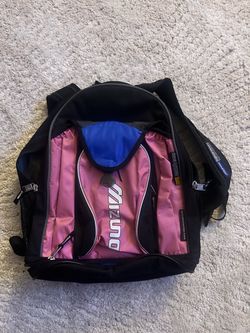 Mizuno Sports Backpack Pink and Black
