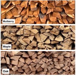 Seasoned Hardwood Firewood , From Fireplace To BBQ Smoker 
