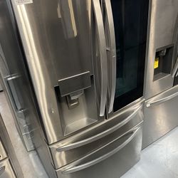 Stainless Steel 30 Cu. Ft. Smart InstaView Door-in-Door Refrigerator 