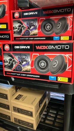 Db drive wdx6moto speakers