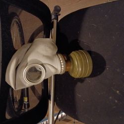 WW11 Russian Gas Mask Mainly Mustard Mint Cond.