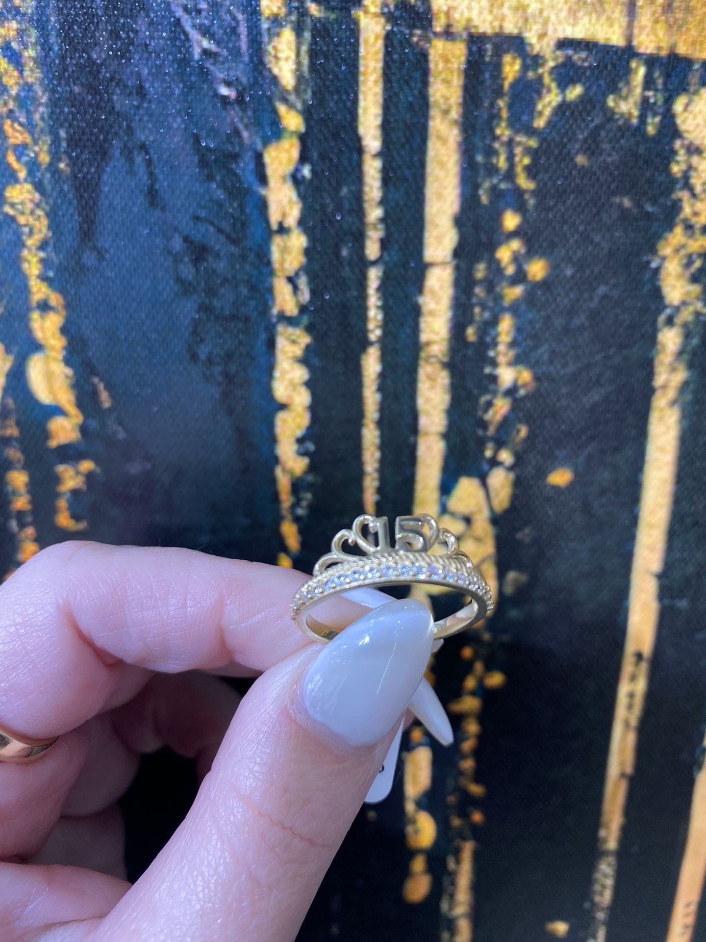 14k QUINCE RING