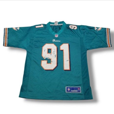 NFL Pro Line Jersey Size Medium Miami Dolphins Jersey Cameron Wake Jersey Flawed Numbers Measurements In Description 