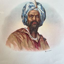 Cigar box label vintage collectible paper advertising 6” x 10” numbered