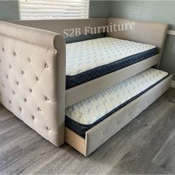 Twintwin Size Button Dayb3d With Orthopedic Matres!!!!